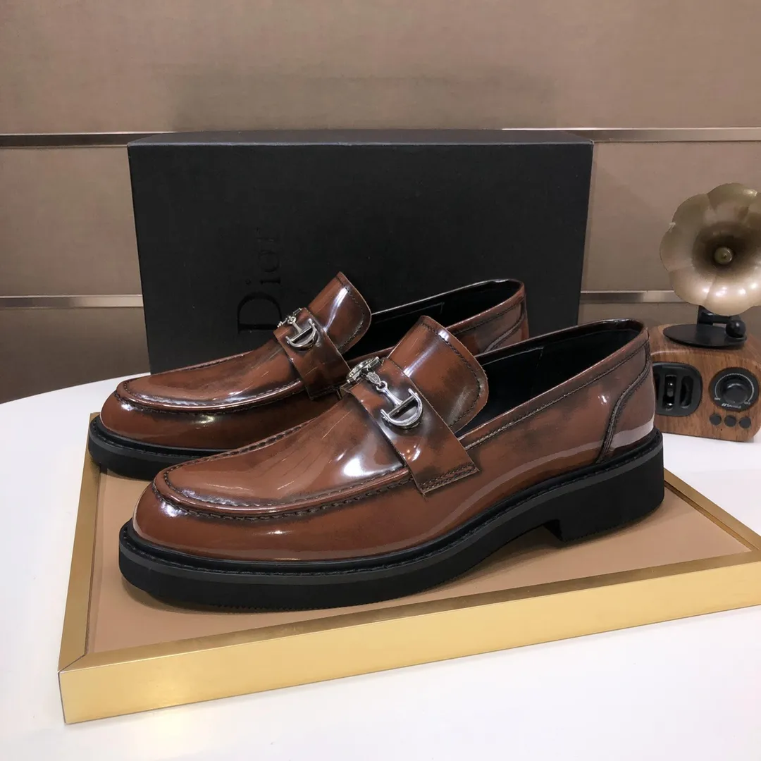 Men's shoes 💰680💰[Dior] (water-dyed cowhide lining) Dior original 1:1 high-quality factory, imported original materials, imported version of raw cowhide, water-dyed cowhide lining, original TPU outsole, code number: 38-44